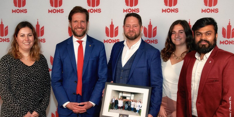 D-tek für den Mercure-Preis 2024 der Stadt Mons in der Kategorie Beschäftigung nominiert